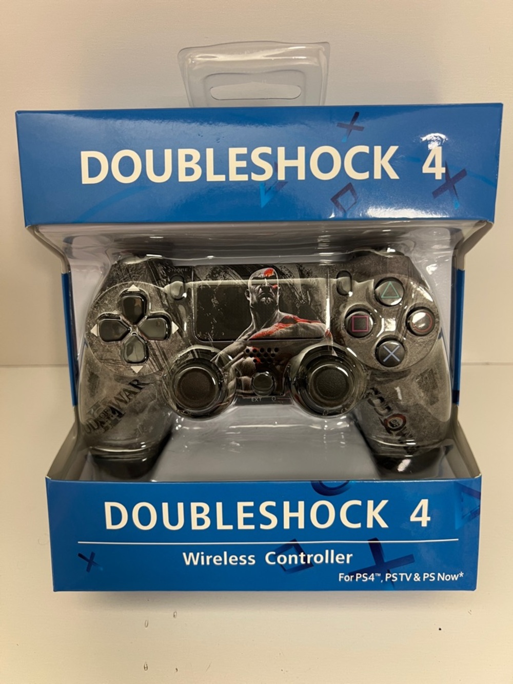 DoubleShock 4 Wireless Controller - Black/Grey Kratos Artwork
